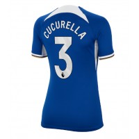 Camisa de Futebol Chelsea Marc Cucurella #3 Equipamento Principal Mulheres 2023-24 Manga Curta